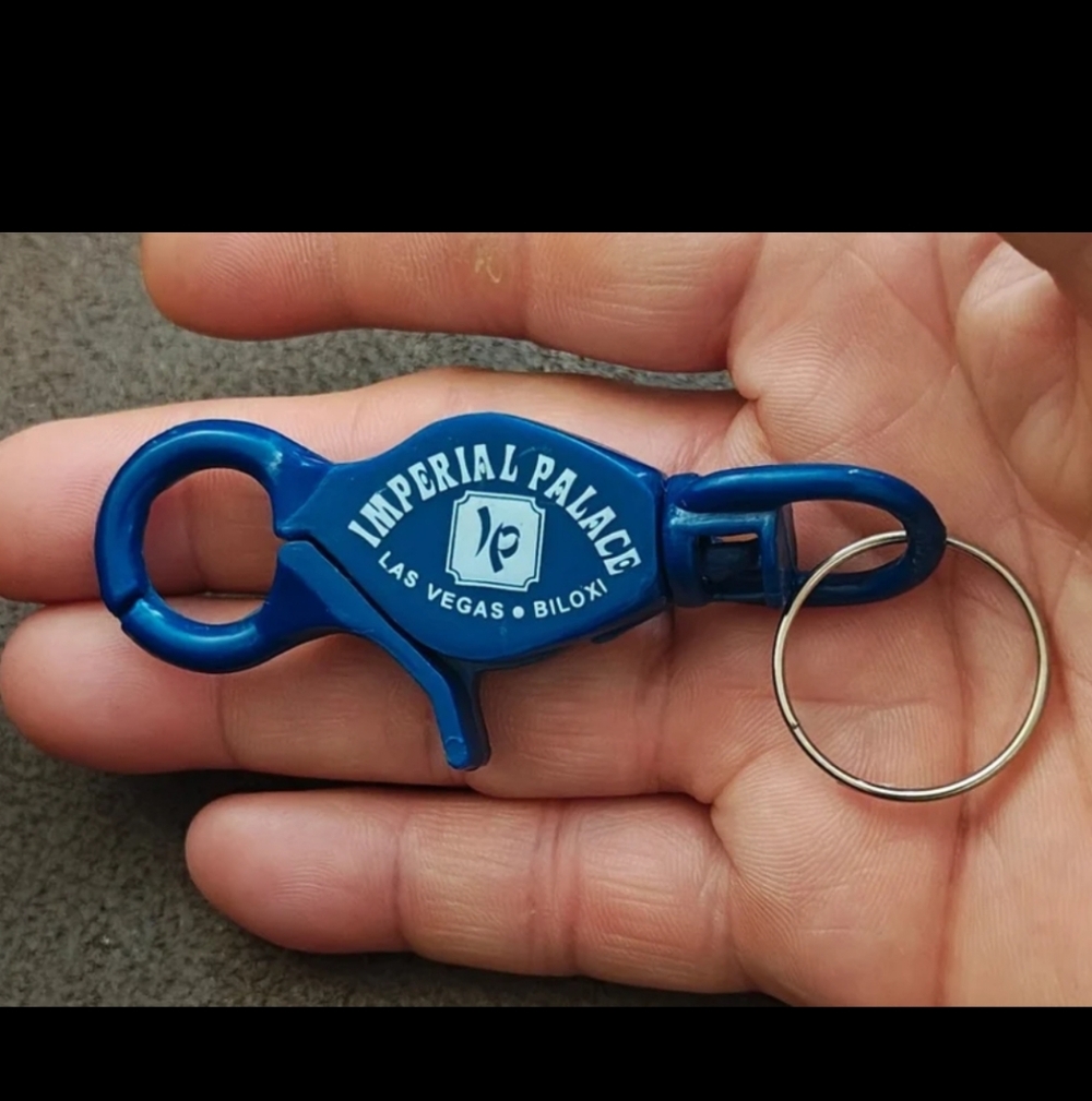 1990s Vintage Imperial Palace Las Vegas Biloxi Casinos Keychain